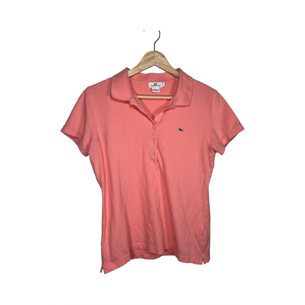 Vineyard Vines Pink / salmon Fitted Polo Button Down Shirt